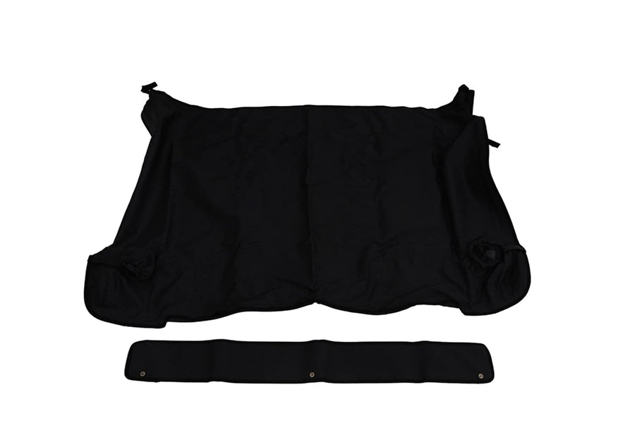 Tonneau Cover RAMPAGE PRODUCTS for Jeep Wrangler TJ | Black Denim, Vinyl | 761015 | Fits 1997-2006 Jeep Wrangler TJ
