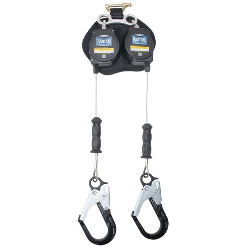 8' Bantam Twinleg Werner R413008LE-R Leading Edge SRL with Aluminum Rebar Hook