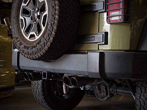 Vulcan Series aFe Power 49-38086-B 2-1/2 IN 304 Stainless Steel Axle-Back Exhaust System Black