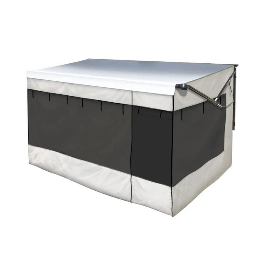 21' Solera Family Room RV Awning Screen Room, for 10'-21' Manual or Power RV Awnings, Polyester Fabric Construction, Weatherproof, Storage Bag, Compatible with Solera, Dometic, Carefree - 362236