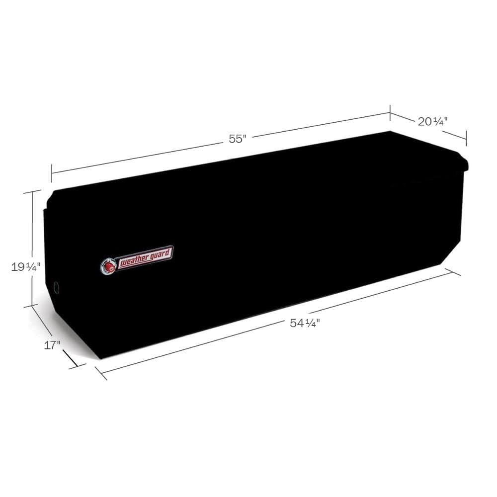 654501 WEATHER GUARD All-Purpose Black Aluminum Chest