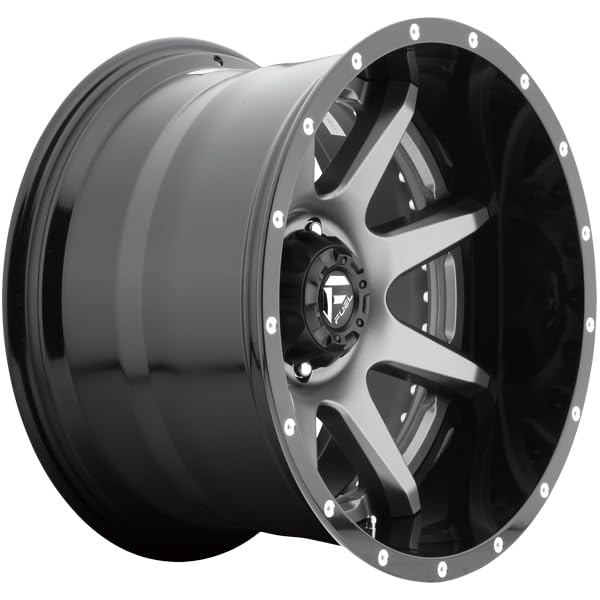 D238 Fuel 2PC 22X14 MT-GNMTL-BL -70MM - D23822407347 5X5.0