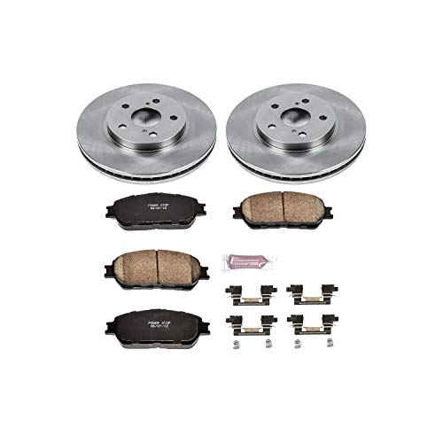 Power Stop KOE2410 Front Replacement Brake Kit-OE Brake Rotors & Ceramic Autospecialty Brake Pads