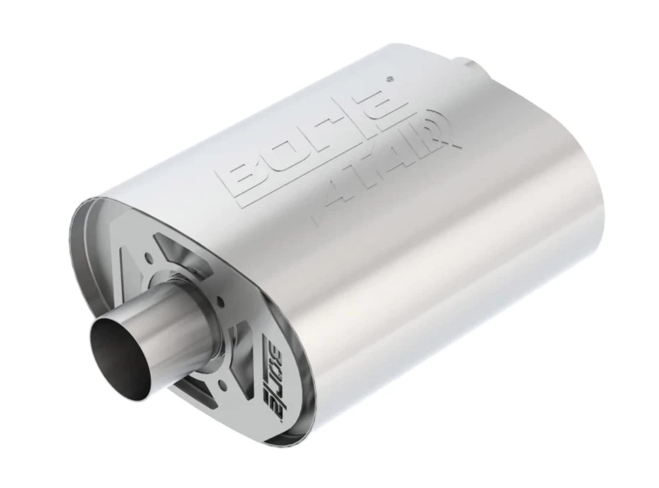 BORLA CrateMuffler 400856 for Ford Coyote Moderate Output 5.0L V8 2.5" Offset/Center 12" x 6" x 10.34" Body ATAK.