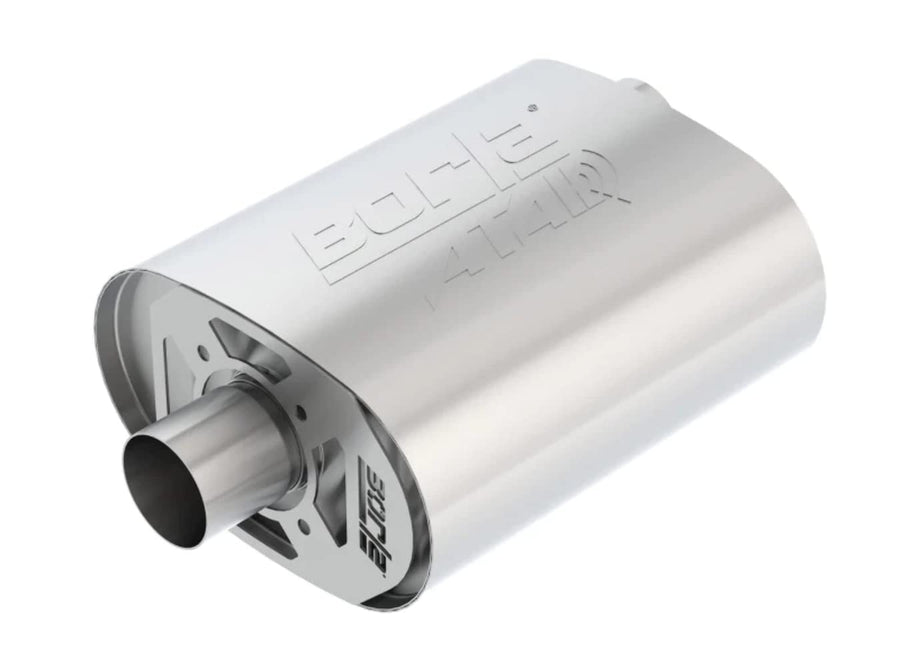 BORLA CrateMuffler 400856 for Ford Coyote Moderate Output 5.0L V8 2.5" Offset/Center 12" x 6" x 10.34" Body ATAK.