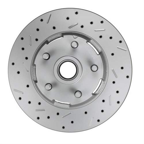 Manual LEED BRAKES Front Disc Brake Conversion 64.5-66 Ford 4 Piston Caliper Maxgrip Xds Rotors
