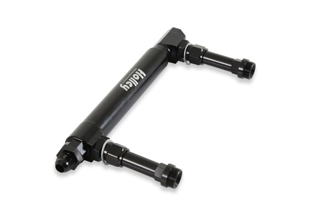 34-39 Holley Black Anodized Adjustable Billet Fuel Line