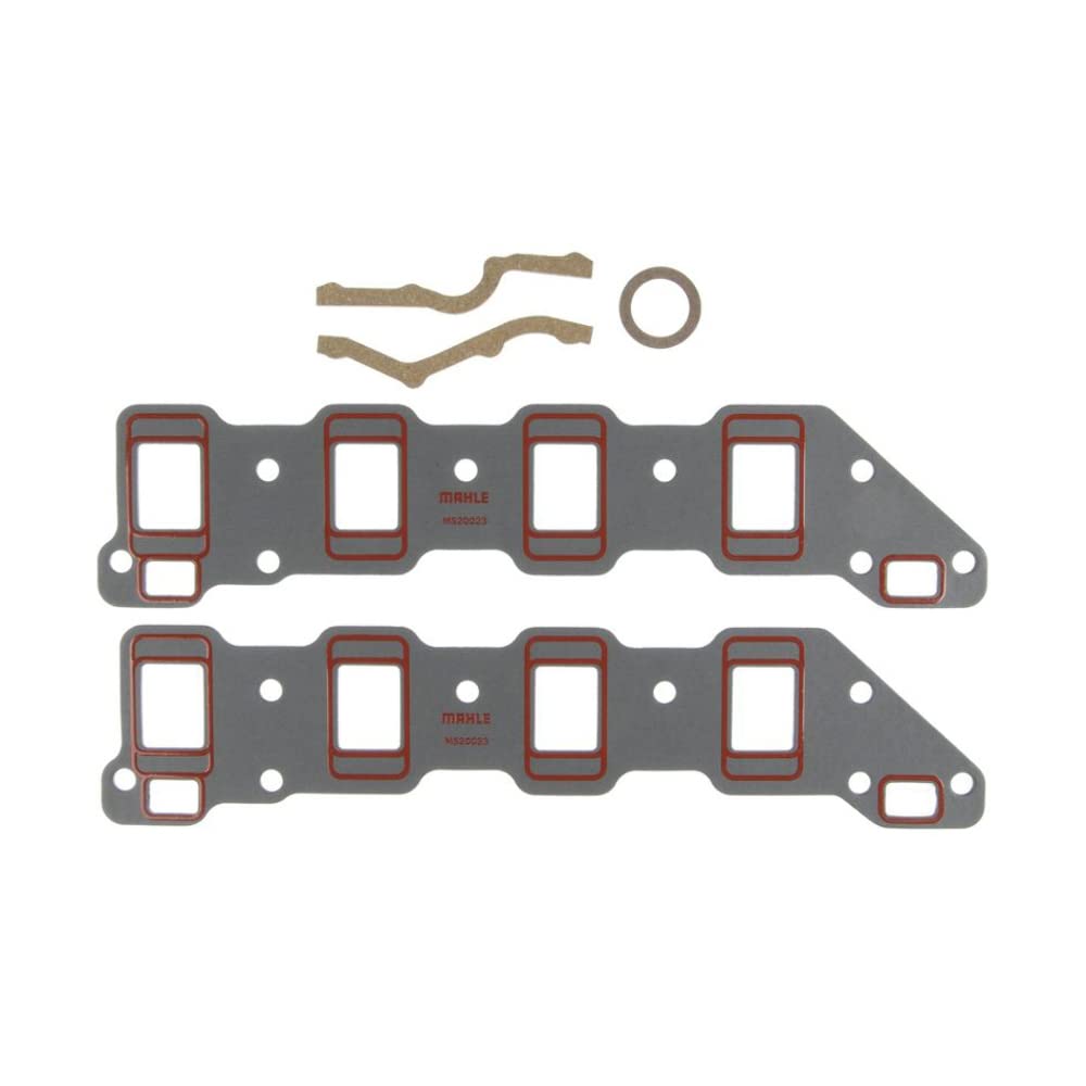77 MICHIGAN Intake Manifold Gasket, 0.060 in Thick, Composite, 1.600 x 2.900 in Rectangular Port, Small Block Chevy, Kit