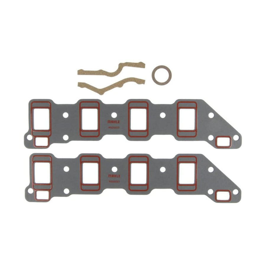 77 MICHIGAN Intake Manifold Gasket, 0.060 in Thick, Composite, 1.600 x 2.900 in Rectangular Port, Small Block Chevy, Kit