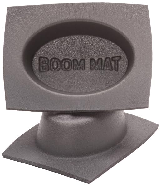 Design Engineering DEI Boom Mat 050351 Speaker Baffles, 4" x 6" Oval Slim (Pack of 2)