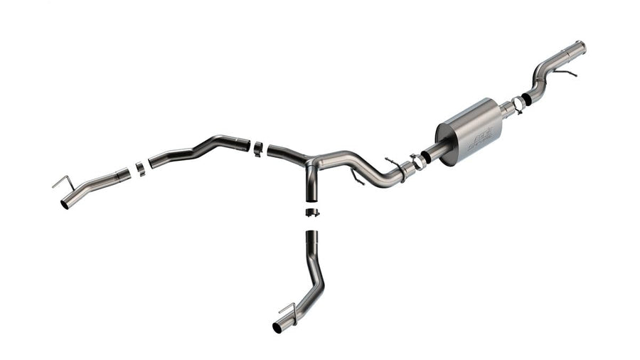 Borla 21-22 Cadillac Escalade 6.2L V8 4DR 2/4WD S-Type Cat-Back Exhaust w/ Factory Bezel Tips