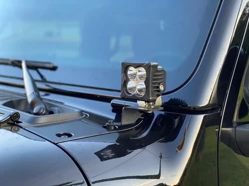 Motobilt Cube Mount A-Pillar RAW Steel Compatible with JL/JT
