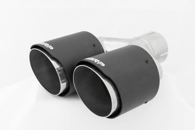 Carbon Fiber MBRP Universal Dual Tip 4in OD/2.5in Inlet