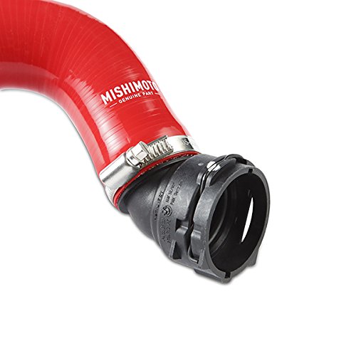 Mishimoto Upper Radiator Hose MMHOSE-MUS8-15URD Compatible With Ford Mustang GT 2015+ Red