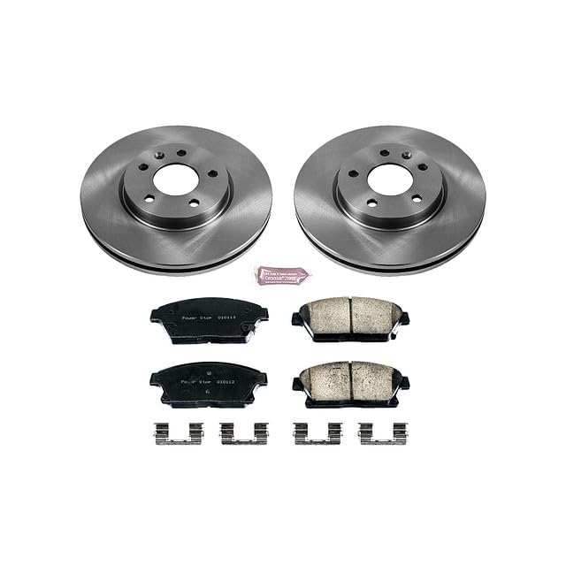 Power Stop Autospecialty KOE5554 Front Replacement Brake Kit-OE Brake Rotors & Ceramic Brake Pads