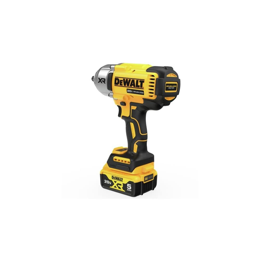 20V MAX XR DEWALT 1/2 in. High Torque Impact Wrench with Hog Ring Anvil Kit (DCF900P2)