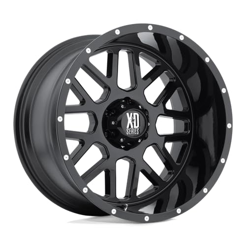 XD Wheels Grenade Xd820 Satin Black Wheel with Alloy Steel (18 x 9. inches /5 x 78 mm, 18 mm Offset)
