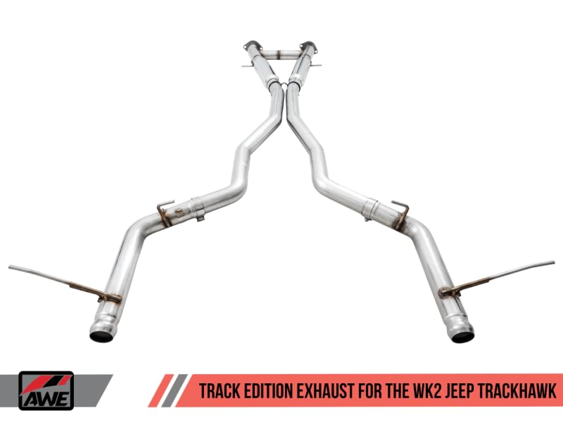 2020 Jeep Grand Cherokee AWE Tuning SRT/Trackhawk Track Edition Exhaust - Use w/Stock Tips - 3020-31023