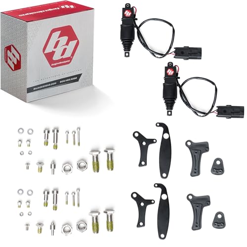 Baja Designs OnX6+ Series Reflex Light Actuator Kit for 20", 30", 40", 50" LED Light Bar - Motorized Pitch Adjustment Up to 20°, Low-Profile Bolt-On Mount, Waterproof Construction (Two Actuators)