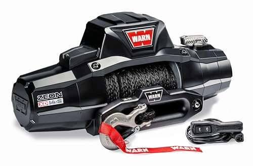 Zeon XD Warn 14-S with 80’ of 3/8” Spydura Pro Synthetic Rope 110014