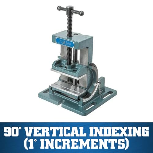 Wilton Angle Drill Press Cradle-Style Vise, 3" Jaw Width & Opening, 1-1/8" Jaw Depth (Model CR3)