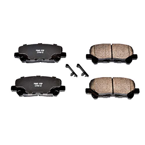 Power Stop Z16 Evolution 16-1585 Rear Ceramic Brake Pads For Honda Pilot 2012-2015 [Model Specific]