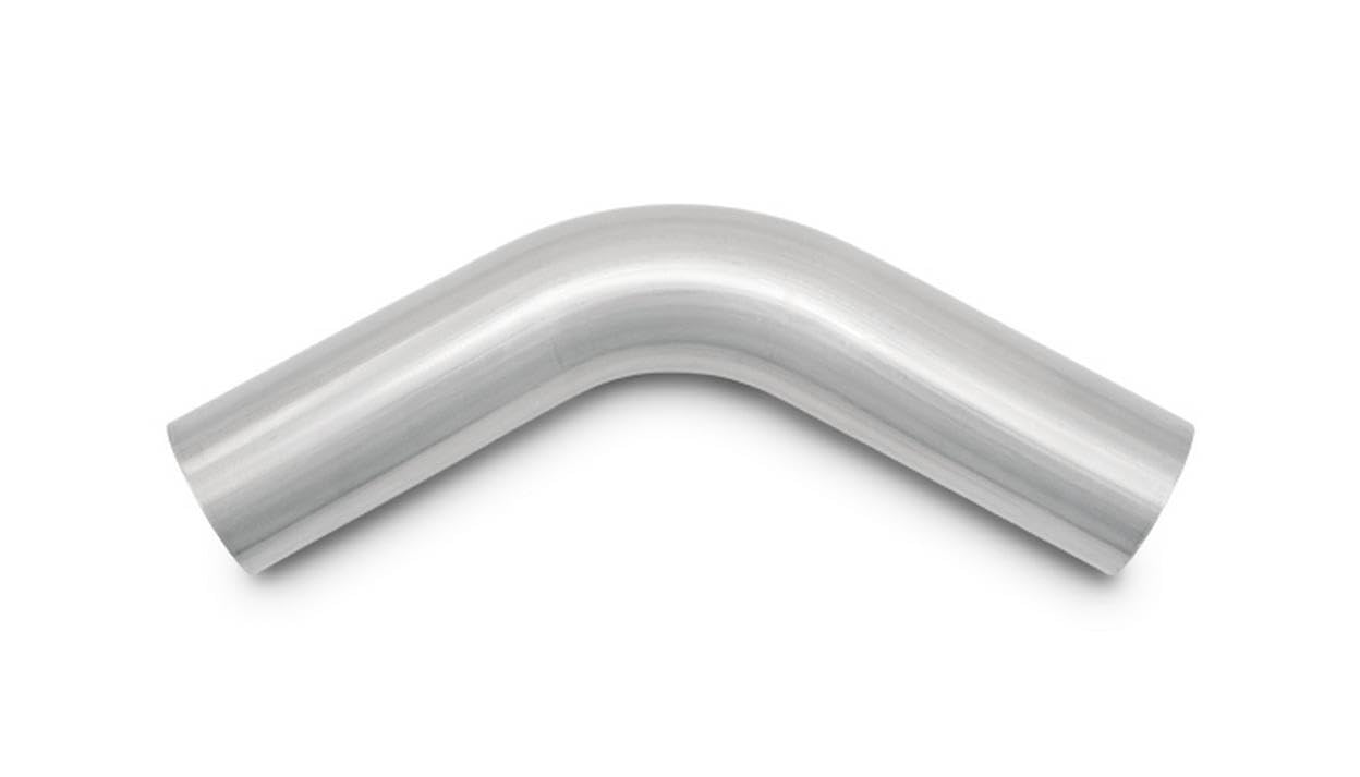 Power Vibrant Performance 13068 Tubing, Mandrel Bend, 60 degree, 304 Stainless Steel, Natural, 16 gauge, 2.25 in. Outside Diameter, 3.375 in. Centerline Radius, 6.00 in. x 6.00 in. Leg Length, each