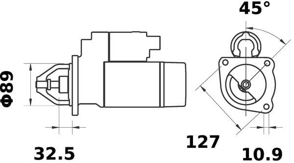 Starter Mahle - MS22