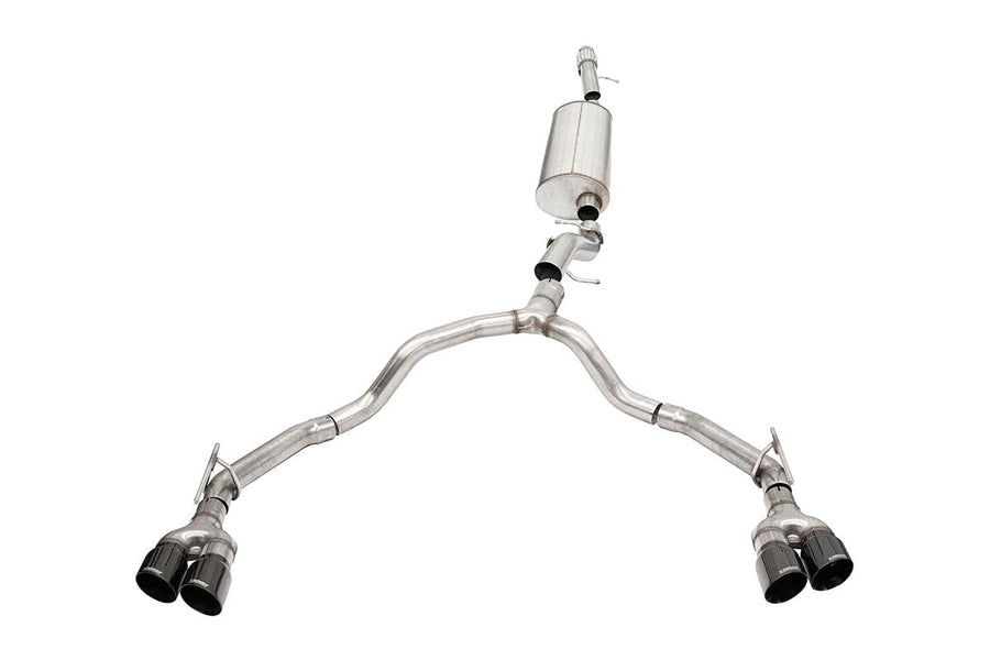 3.5 in Sport Cat-Back DRE 4.0 in Twin Tips | 2021-2023 Chevrolet Tahoe, GMC Yukon Denali 6.2L (21129)