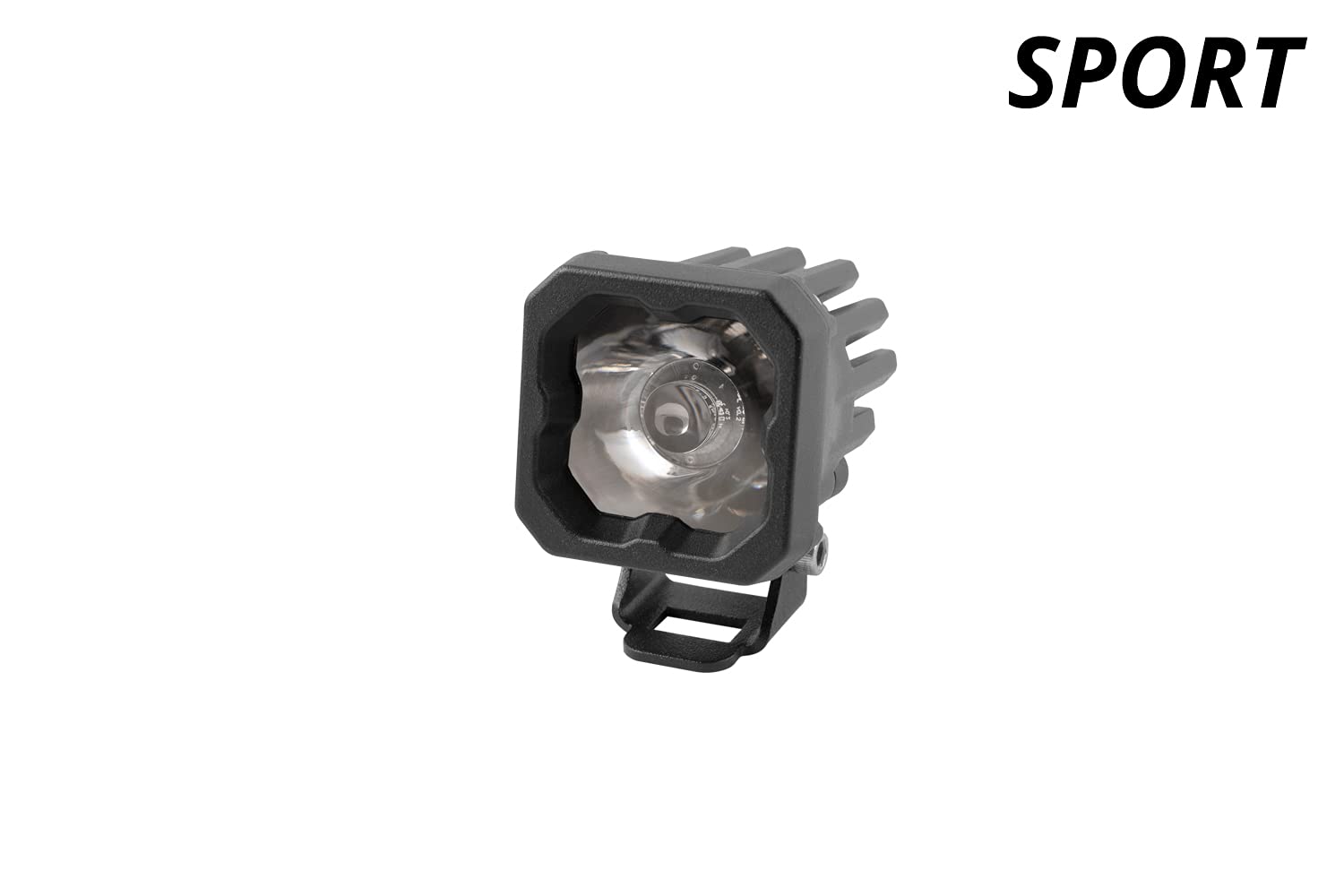 Diode Dynamics SSC1 Sport Standard White LED Pod (one), Spot w/Amber Backlight