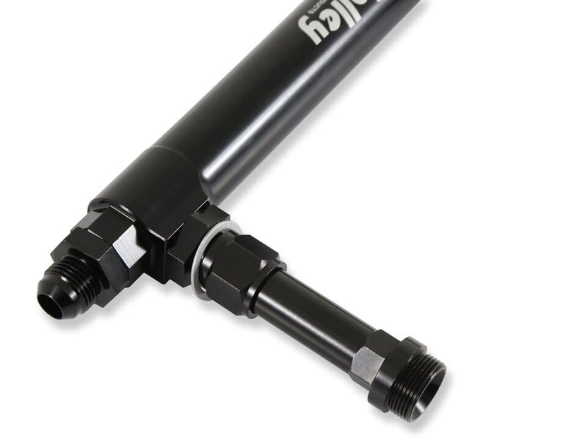34-39 Holley Black Anodized Adjustable Billet Fuel Line