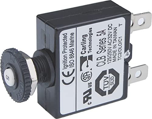 7052-BSS Blue Sea - Circuit Breaker Push Button QC 5A (1EA)