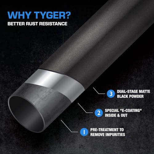 Tyger Auto Trax Nerf Bars | Compatible with 2007-2021 Toyota Tundra | CrewMax | TG-NB7T20208 | Drop Step Side Step Rail Running Board