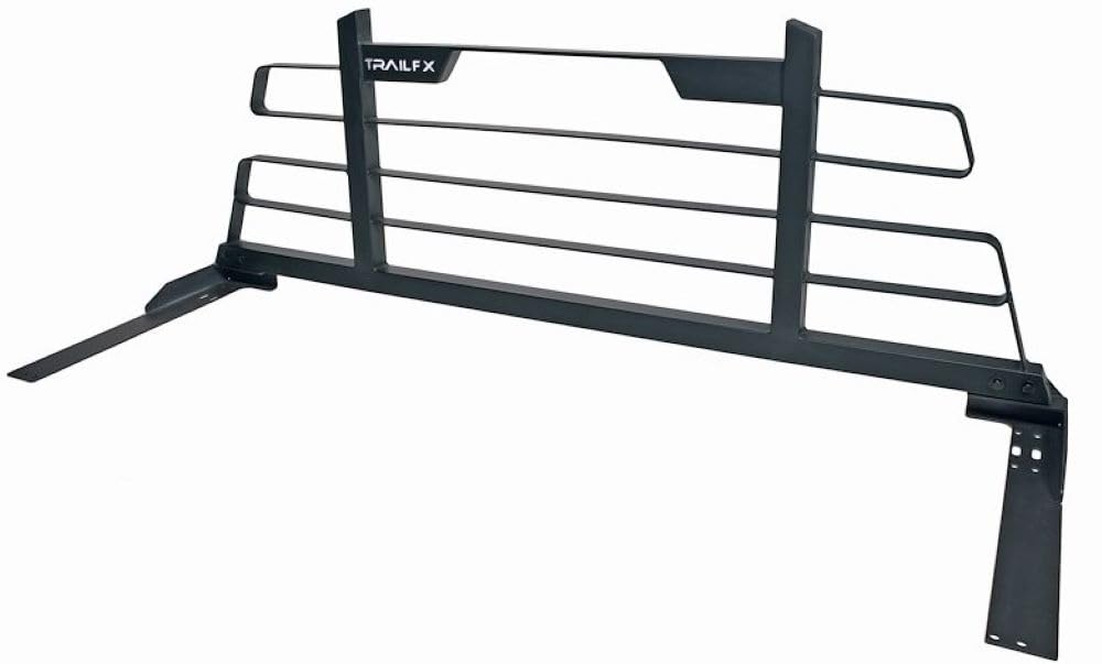 Trailfx Headache Rack Black Matte Powder-Coated Steel Frame Fits 2009–2020 Ford F-150 with Universal Mounting Kit Installation Not Compatible with Cross Bed Tool Box HR001B