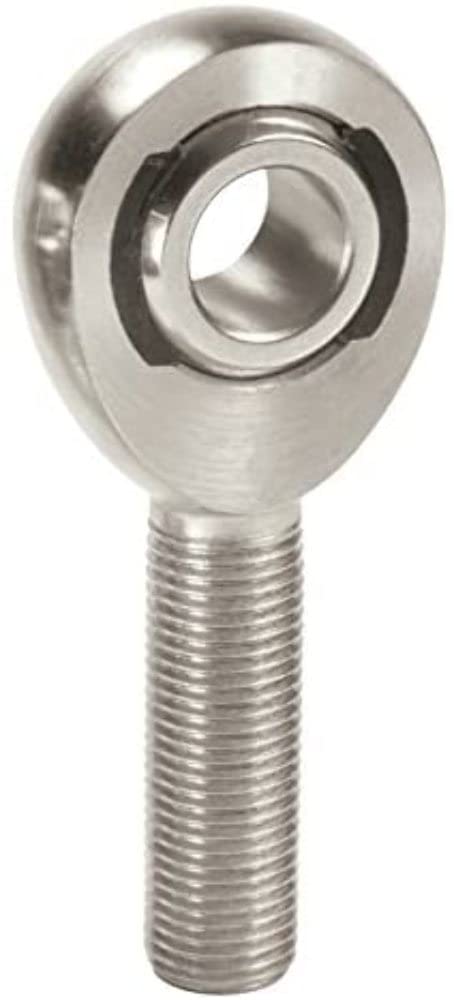 QA1 MXMR6 X Series Metric Loader Slot Rod End, Male, 6mm Bore, 6X1.0 6G RH