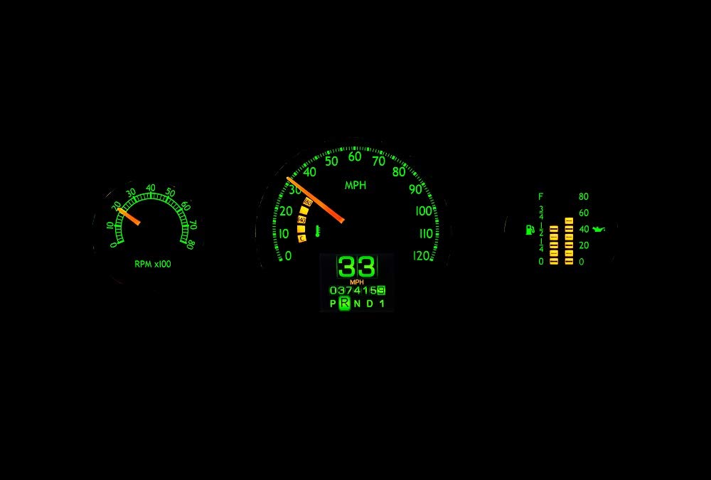 Dakota Digital Retrotech RTX-32F-X Gauge Instrument System Compatible with 1932 Ford Car
