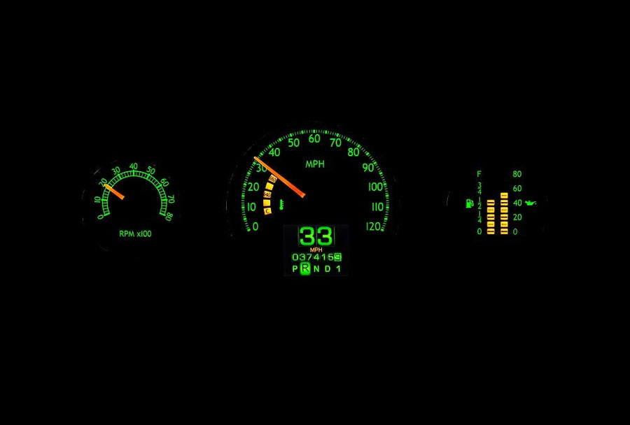 Dakota Digital Retrotech RTX-32F-X Gauge Instrument System Compatible with 1932 Ford Car