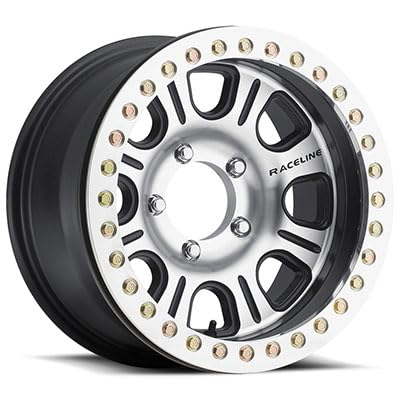 Raceline Wheels RT232 Machined Monster RT Wheel (17 x 17. inches /1 x, 1 mm Offset)