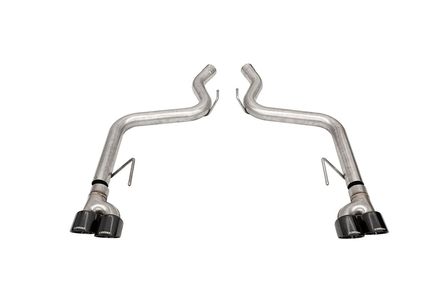 Corsa Ford Mustang GT 2018-2023 Black 3.0in PVD AxleBack Exhaust w/4.0in Quad Pro Tips