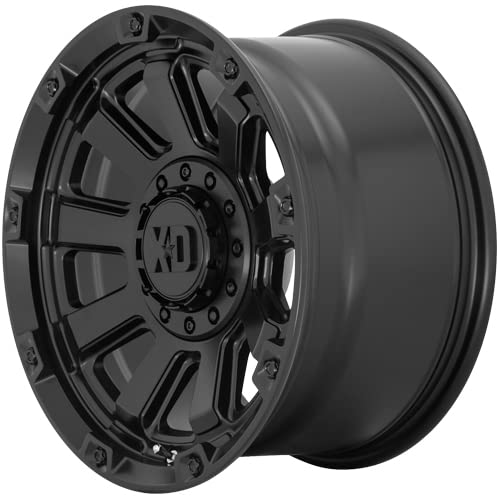 XD Wheels Gauntlet Xd852 Satin Black Wheel with Alloy Steel (20 x 10. inches /8 x 125 mm, -18 mm Offset)