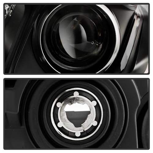 Toyota Sienna SE/XSE 2020 Spyder (OE) w/LED DRL Black Housing Projector Headlight - OE Black Left (Fit 15-20)