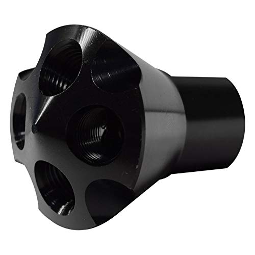 Nitrous Showerhead Fragola Performance Systems 900620-BL 3/8 Fpt X 1/4 Fpt Outlets (4) Black