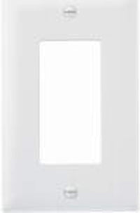Decorator Opening, Wall Plate, White Nylon