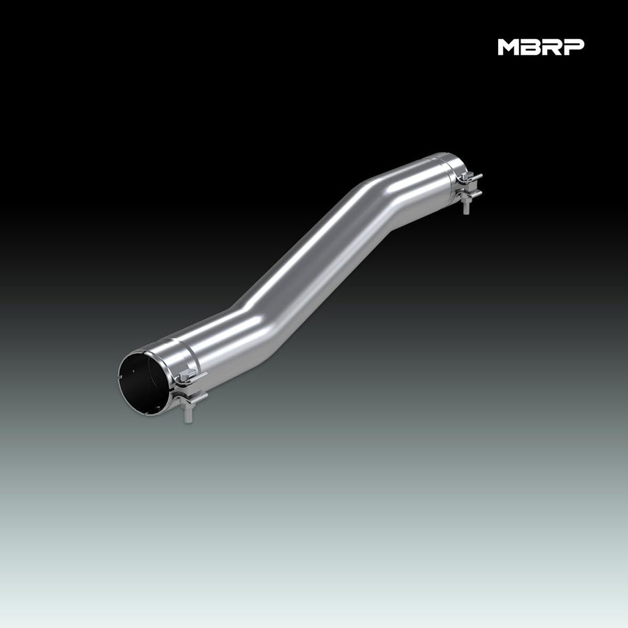 T409 Stainless MBRP S5001409 Center Section Straight Pipe — Post-Catalyst