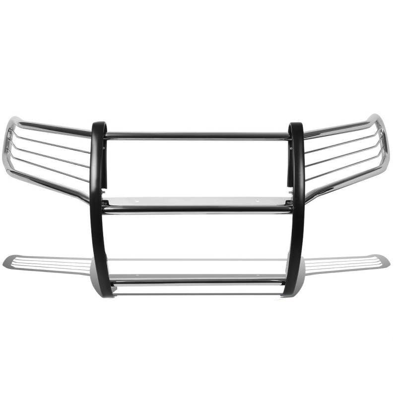 Bumper Guard Black Horse Grille brush Modular Stainless Steel Compatible with 2005-2015 Toyota Tacoma-17A096400MSS