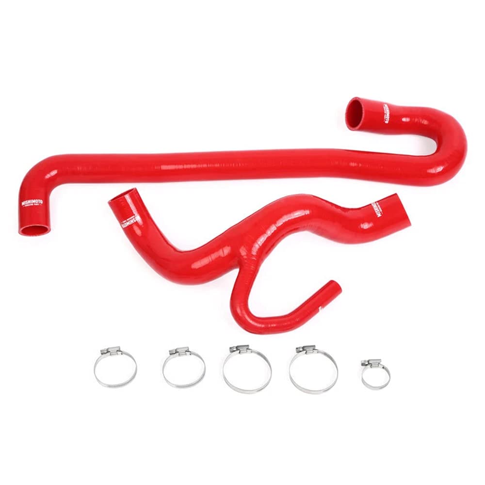 Mishimoto Silicone Radiator Hose Kit MMHOSE-WK2-12RD Fits Jeep Grand Cherokee 6.4L 2012+ Red