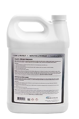 Dicor RV Black Streak Remover CP-BSR-1GL - Powerful Formula for Effective Cleaning - 1 Gallon - Black and White