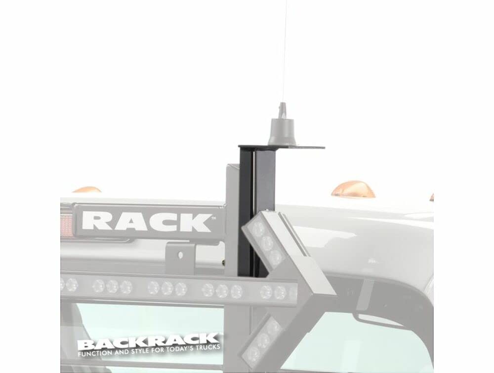 Light Bracket Backrack(TM) for round strobe lights, Driver's side mount, 10.5" octagon base