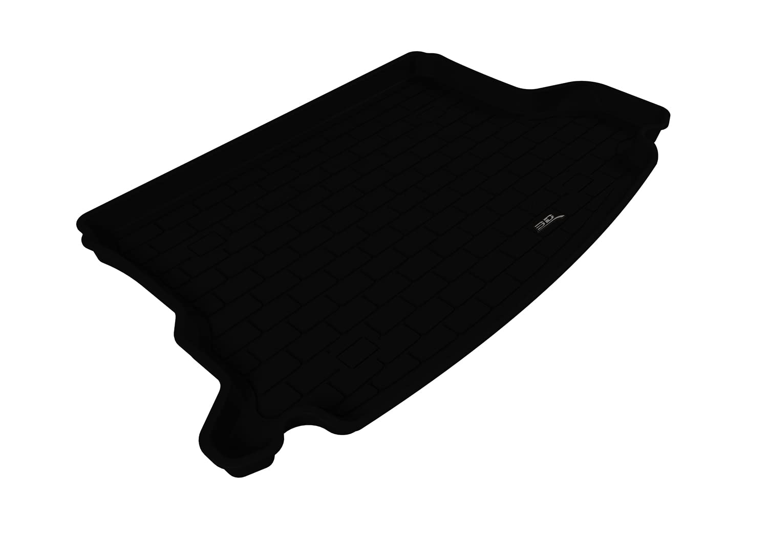 3D MAXpider Custom Fit Cargo All-Weather Floor Mat for Select Hyundai Tucson Models - Kagu Rubber (Black)
