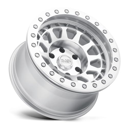 Black Rhino PRIMM Hard Alloys 17X9 8X170 5 0mm SILVER W/MIRROR FACE MACH RG - 1790PRM008170S25